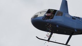 SFA Church Helicopter Easter Egg Drop 2018 [upl. by Mills]