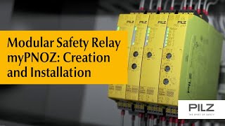 myPNOZ Your New Modular Safety Relay is Here  Pilz [upl. by Lleunamme]