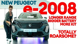 WHATS NEW  Peugeot e2008 all electric SUV  ALL the key improvements [upl. by Kilian]