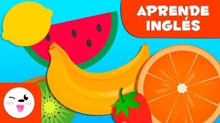 LA FRUTA EN INGLÉS  Vocabulario para niños [upl. by Kisor]