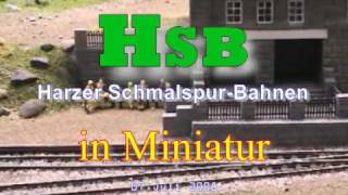 Harzer Schmalspurbahn HSB im Modell [upl. by Jaine]