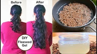 Flaxseed Gel for Fast Hair Growth  Get Long Hair in 30 days Regrow Hair from roots No Hair Loss [upl. by Kapor]