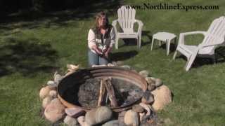 Get Your Fire Going The Easy Way With Our IncinerGrate Teepee Fire Pit Grate [upl. by Sadnac]