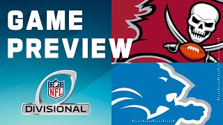 Tampa Bay Buccaneers vs Detroit Lions  2023 Divisional Round Game Preview [upl. by Sverre561]