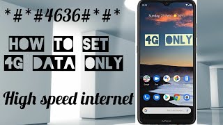 How to set High speed 4GLTE data only 4636 not working solution [upl. by Davey201]