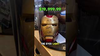 20000 IRON MAN helmet signed by Robert Downey Jr [upl. by Elinore]