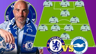 CHELSEA BEST Predicted lineup Vs Brighton in EPL Palmer Starts in 4213 Formation202324 chelsea [upl. by Agler]