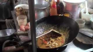 Lamai Market on Koh Samui best food cart chef [upl. by Bratton]