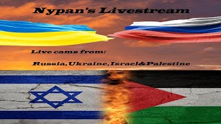 Live HD cams from RussiaUkraine amp PalestineIsrael Middle East [upl. by Brott]