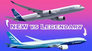 A350 vs 777 Wide Body Aircraft Comparison [upl. by Nylesoj109]