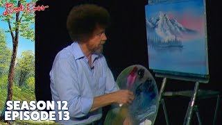 Bob Ross  Winter Mountain Season 12 Episode 13 [upl. by Yelsek]