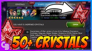 750000 SHARDS OPENING  50 Featured Crystals  Marvel Contest of Champions [upl. by Salkin]