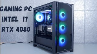 Corsair 4000x Build  Intel i7 14700k  Asus TUF RTX 4080 [upl. by Bronwyn702]