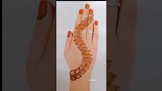 Easy And Simple Mehndi Design  mehndi [upl. by Rubina]