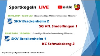 SKV Brackenheim 2  SG VfL Sindelfingen 1 Regionalliga MN Männer [upl. by Kipper]