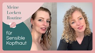 TOP Lockenpflege Routine für sensible Kopfhaut 💖 Alle Produkte sind Curly Girl Methode safe [upl. by Mathew]