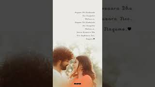 Nagumo song lyric Whatsapp Status  Hridayam movie song  Pranav  vineeth sreenivasan nagumo [upl. by Obnukotalo707]