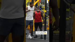 The strong cleaner surprised everyone🤣💀 anatoly gym viralvideo prank [upl. by Eninnej]