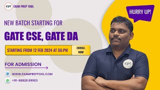 Crack CSE amp DA GATE2025 with our exclusive batch starting on 12th FEB [upl. by Lonna249]