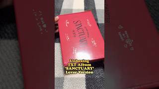 Unboxing TXT  SANCTUARY Album Lover Version [upl. by Betz951]