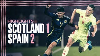 Scotland 12 Spain  UEFA U21 EURO Championship Qualifying Highlights  Scotland National Team [upl. by Barling510]