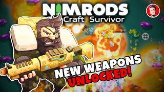 New weapons unlocked in this BuildaGun Roguelike  NIMRODS Guncraft Survivor [upl. by Shaylah]