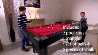 UKSportImportscom  Walker amp Simpson Monarch 6ft Pool Table [upl. by Odnumde64]