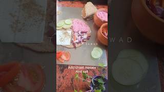 Tortilla wrap recipe  weight loss wrap  healthy wrap tortilla wrap ytshorts food ytshortsindia [upl. by Nitz324]