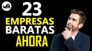 23 acciones de empresas baratas ahora mismo [upl. by Lizette]