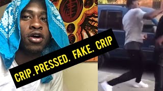 Crip pressed fake crip false claiming [upl. by Esimehc]