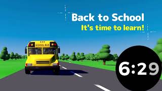 Back to School Timer First Day of School Timer 10 Minute Countdown School Timer [upl. by Edmanda]