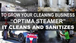 Optima Steamer Cleaning and Sanitizing at the same time [upl. by Melony]