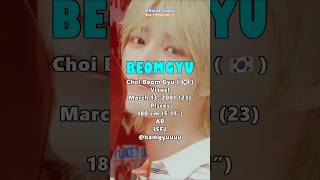 TXT Members Profiles shorts txt moa soobin yeonjun beomgyu taehyun hueningkai [upl. by Nyrrek102]