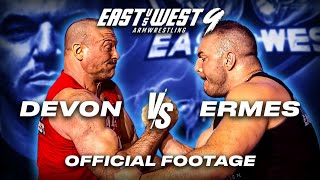 Devon Larratt vs Ermes Gasparini  East vs West9 World Superheavyweight Title Match [upl. by Purdum]