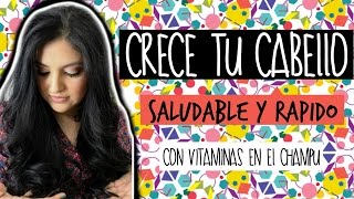 Vitaminas para el Cabello  Como Crecer Tu Cabello Rapido [upl. by Labanna]