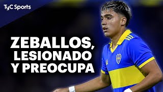 ZEBALLOS SE LESIONÓ LA RODILLA 🔥 LA PROMESA DE BOCA DEBE OPERARSE ⚽ DETALLES Y TIEMPO DE REPOSO [upl. by Boffa]