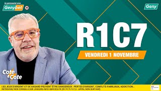 PRONOSTICS COURSES LAVAL R1C7  01112024  COTE amp COTE GENY COURSES AVEC GENYBET [upl. by Licko]