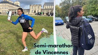 Mon premier semimarathon  Vlog Semi de Vincennes 2023 [upl. by Idleman]