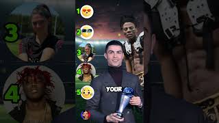 🤑🤑RONALDO is choosing BEST YOUTUBER  youtubeshortsvideo cristianoronaldo frenzyfootball [upl. by Laeira]