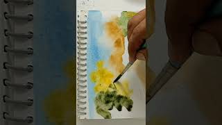 Landscape tutorial  atanu dey  the treet painter  youtube short [upl. by Eterg28]