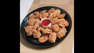 Popcorn Chicken Recipe Homemade Quick amp Easy [upl. by Ellesig]