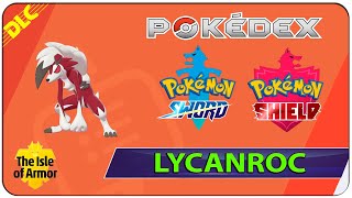 How to Get Lycanroc Night  158 The Isle of Armor Pokedex  Pokemon Sword amp Shield [upl. by Niboc]