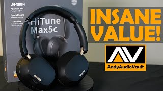 UGREEN HiTune Max5C Active Noise Cancellation Headphone Review [upl. by Simon]