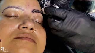 eyebrow permanent tattoo microblading eyebrows anand tattoo arts tattoo Style [upl. by Pardner]