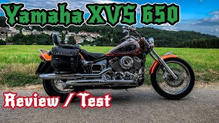 🏍️YAMAHA XVS 650 DRAGSTAR  Review  Test  Erfahrung [upl. by Notnef518]