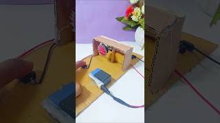 Science Project for class 7th student dcmotor shorts shortsvideo viralshorts scienceexperiment [upl. by Onofredo]