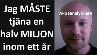 En halv Miljon annars är mitt FIREliv i fara [upl. by Feldstein]