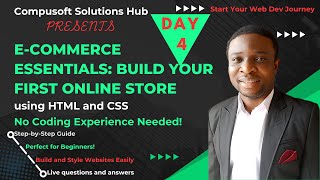 ECommerce Essentials  Build Your First Online Store  HTML amp CSS  Absolute Beginners Series [upl. by Mik]