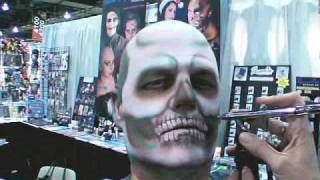 Creepy Skull Halloween Makeup Tutorial [upl. by Price]