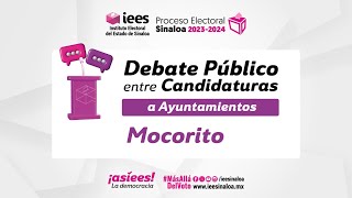 Debate Público entre Candidaturas por la Alcaldía de Mocorito [upl. by Adnoral985]